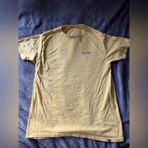 Hurley yellow t-shirt medium